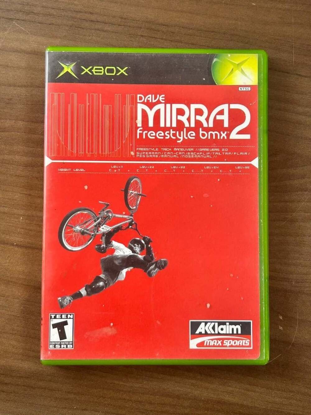 Dave Mirra Freestyle BMX 2 Microsoft Xbox 2001 CIB Complete w/ Manual
